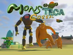 A Monsteca Corral: Monsters vs. Robots Title Screen